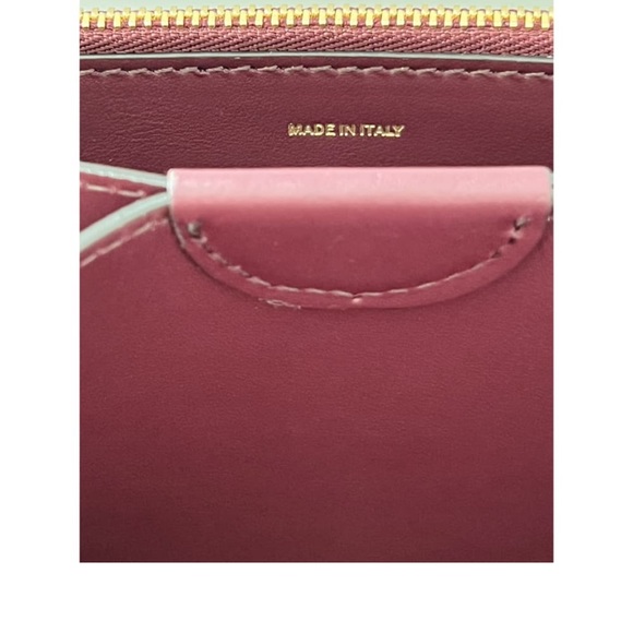 Burberry Hazelmere Printed Logo Leather Mahogany Red Crossbody Bag - Picture 4 of 8